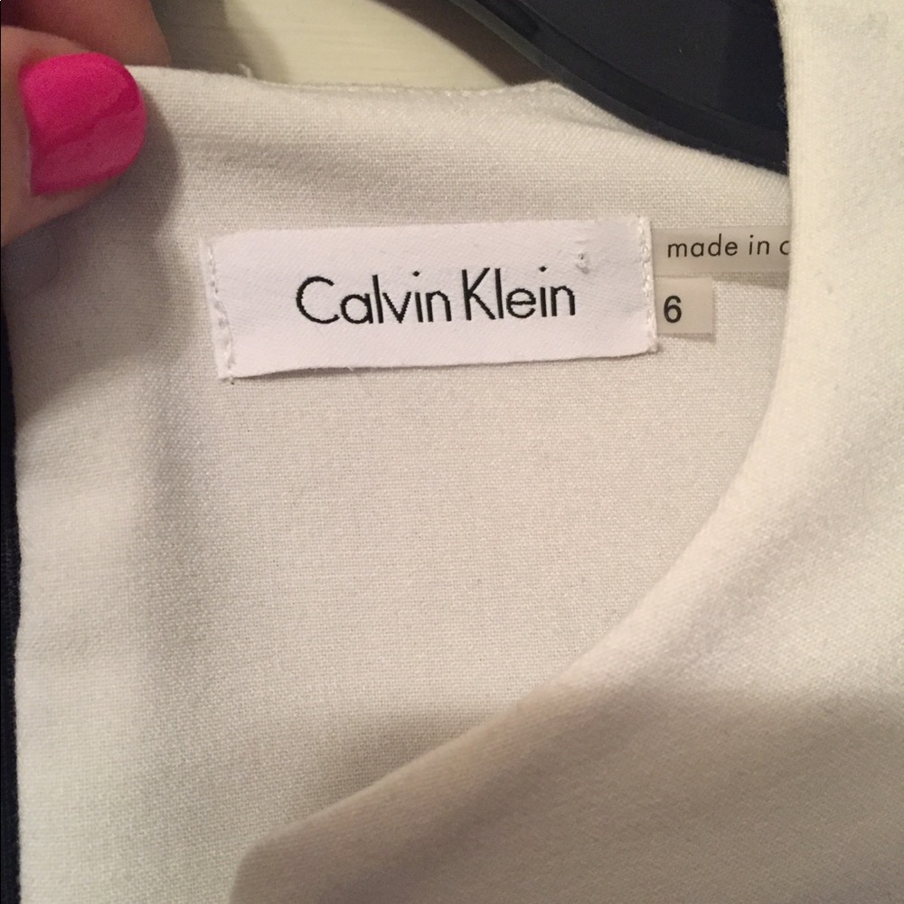 NWOT! Black and white Calvin Klein business dress - Picture 3 of 5